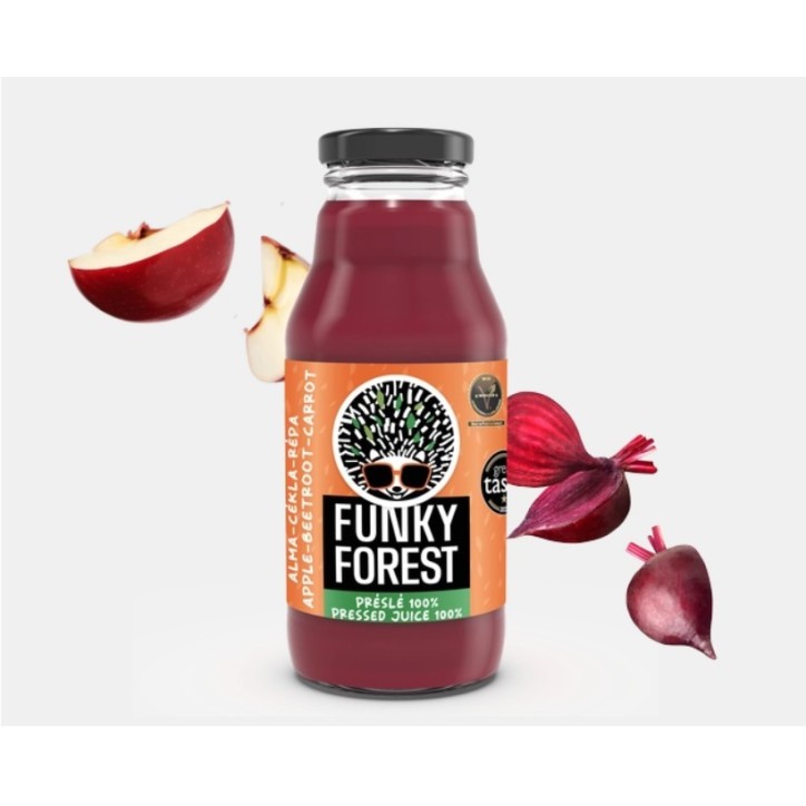 Funky Forest® 100%-os préslé, alma-cékla-répa 330 ml