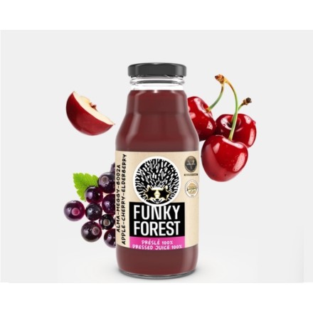 Funky Forest® 100%-os préslé, alma-meggy-bodza 330 ml a Lisboától